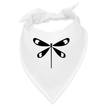 Libelle - Bandana - Weiß - Vorne