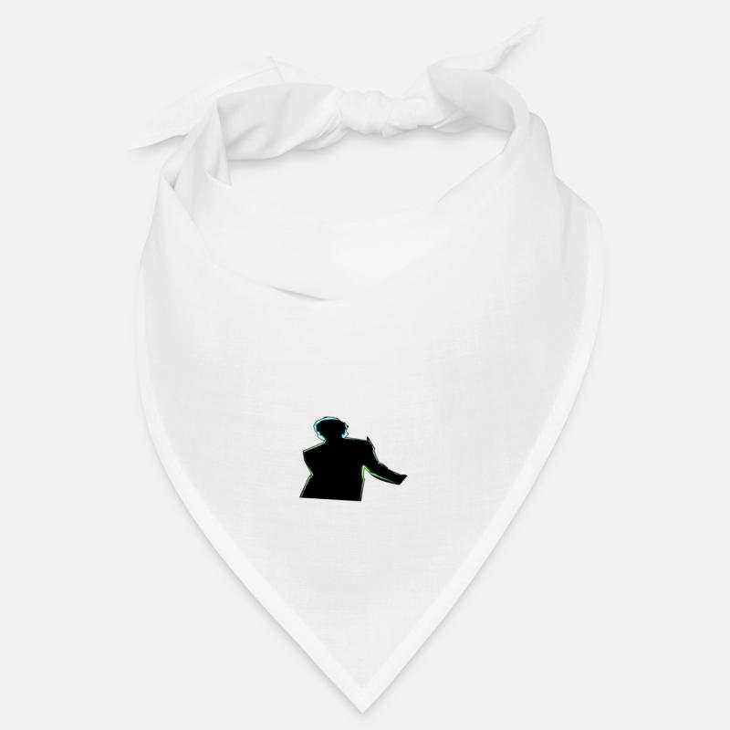 careless whisper George T-Shirt Gift idea - Bandana - Weiß