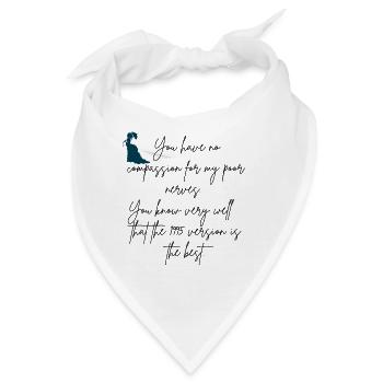 Humor Jane Austen - Bandana - Weiß - Vorne