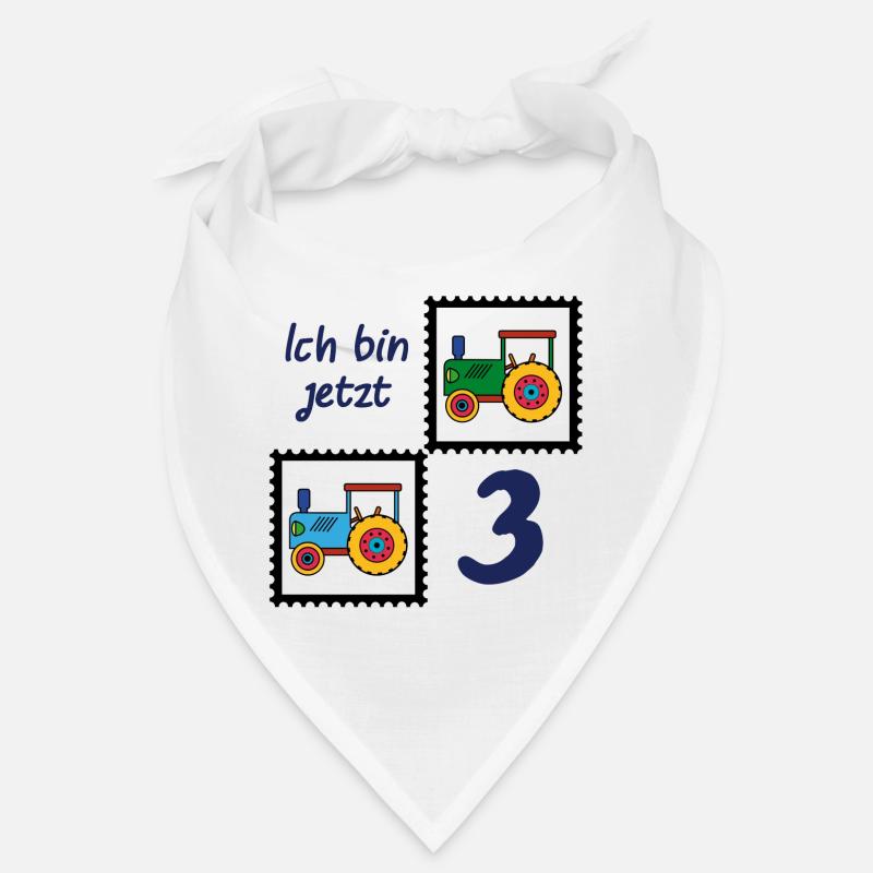 Ich bin jetzt 3 | Dritter Geburtstag Bandana