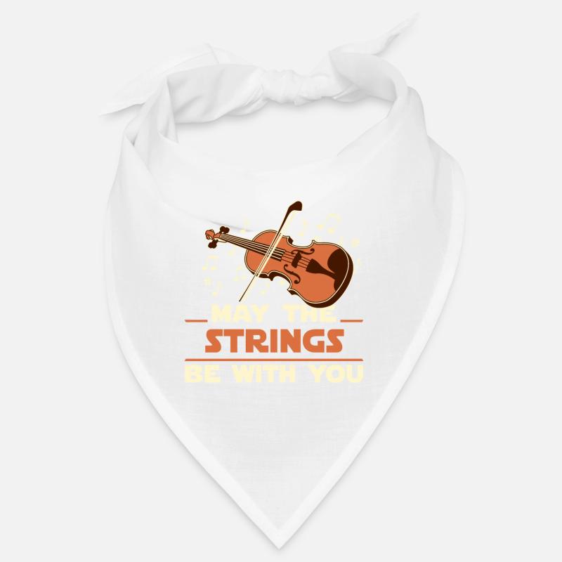 Joueur de violon violon - Bandana - blanc