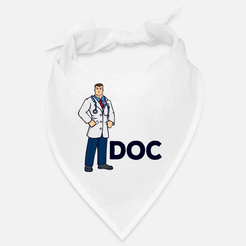 Superheld Arzt Doktor Assistenzarzt Notarzt Beruf Bandana