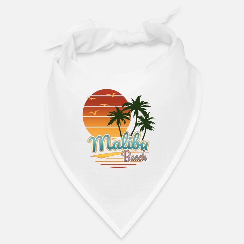 Retro Malibu Beach, Geschenkidee, USA, L.A. Bandana