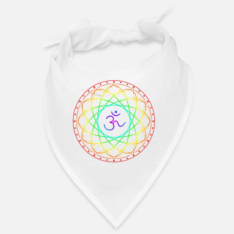Sacred geometry with Om symbol Bandana