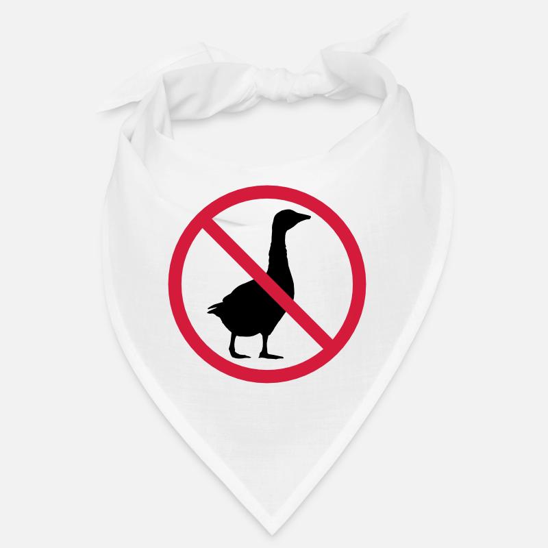 Gans Verboten Schild Bandana