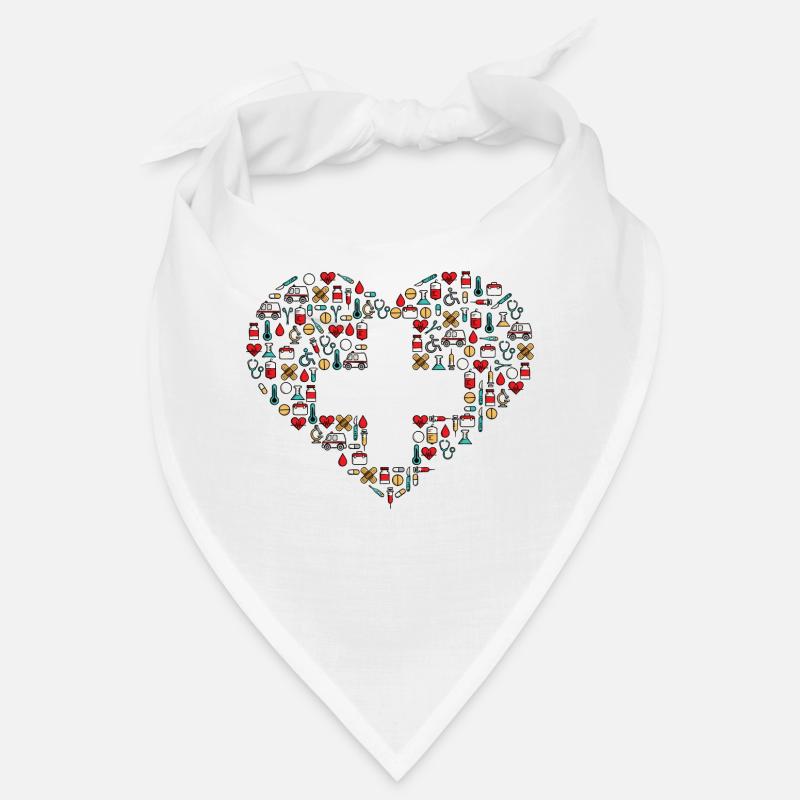 Erste Hilfe Medizin Krankenschwester Arzt Doktor Bandana