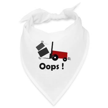 Logistiker - Bandana - Weiß - Vorne