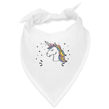 Unicorn - Bandana - Weiß - Vorne