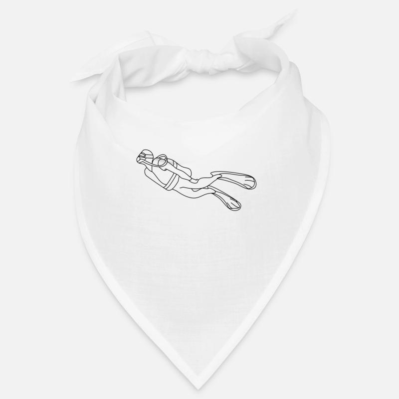 Diver drawing Bandana