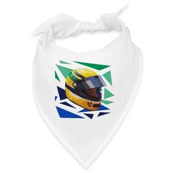 Ayrton Senna do Brasil - Bandana - Weiß - Vorne