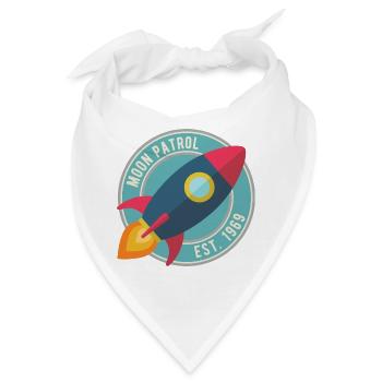 Rakete Moon Patrol Rocket - Bandana - Weiß - Vorne