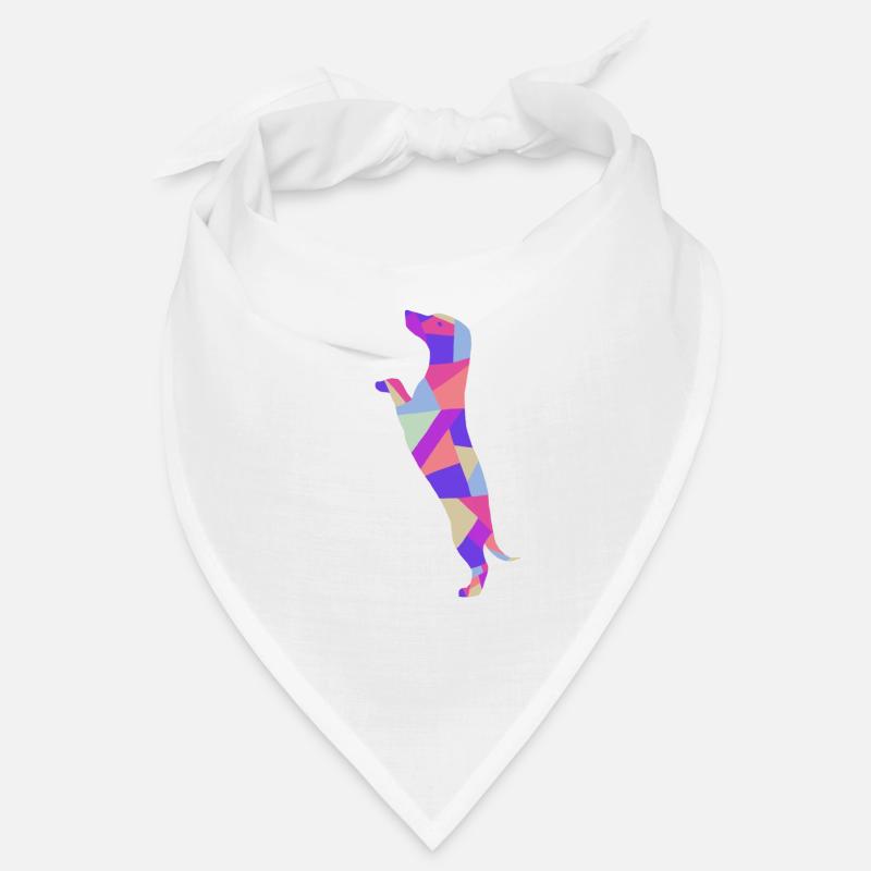 Teckel teckel - Bandana - blanc