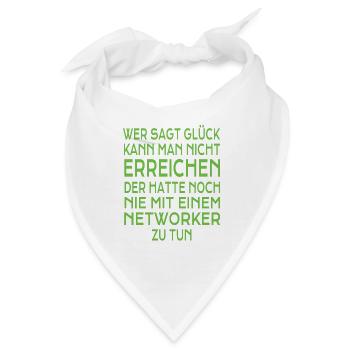 Network Marketing Geschenk - Bandana - Weiß - Vorne