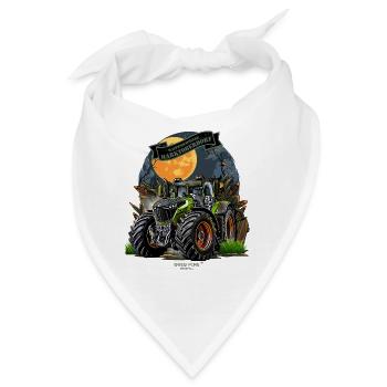 Waffenschmiede Marktoberdorf Traktor Schlepper - Bandana - Weiß - Vorne
