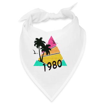1980 - Bandana - Weiß - Vorne