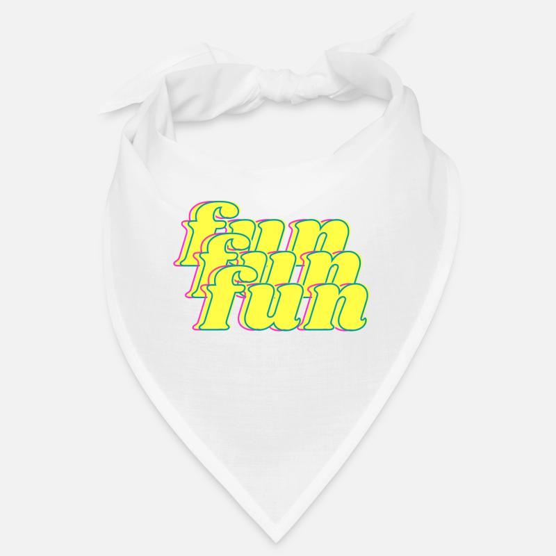 fun - Bandana - blanc