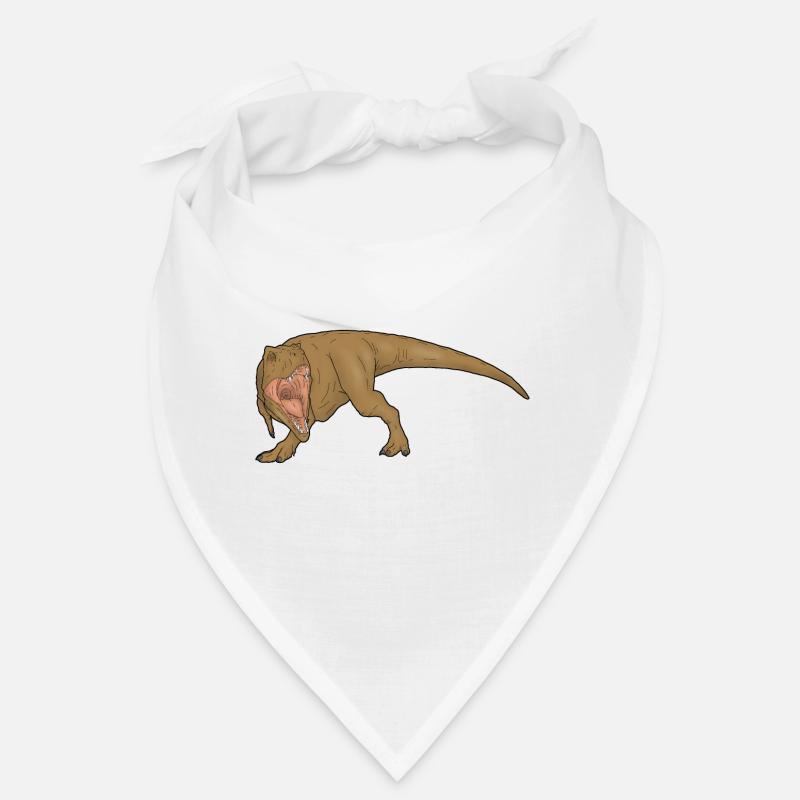 Style de bande dessinée rugissant T-Rex Bandana