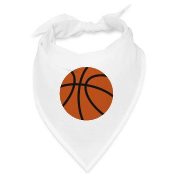 Basketball Team Basketballer Basketballliebhaber - Bandana - Weiß - Vorne