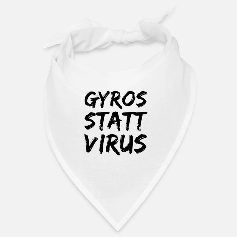 Gyros statt Virus Geschenkidee Bandana