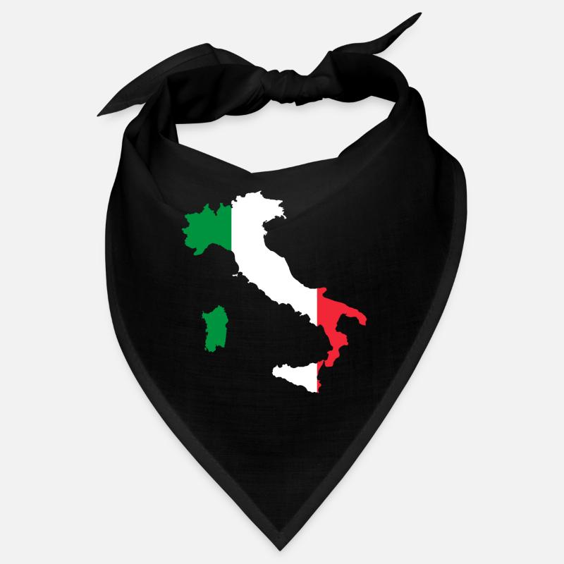 Italy Flag Map Gift Idea Bandana