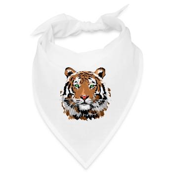 Tiger - Bandana - Weiß - Vorne