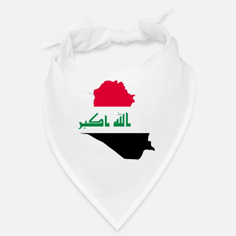 Irak Flagge Landkarte Geschenkidee Bandana