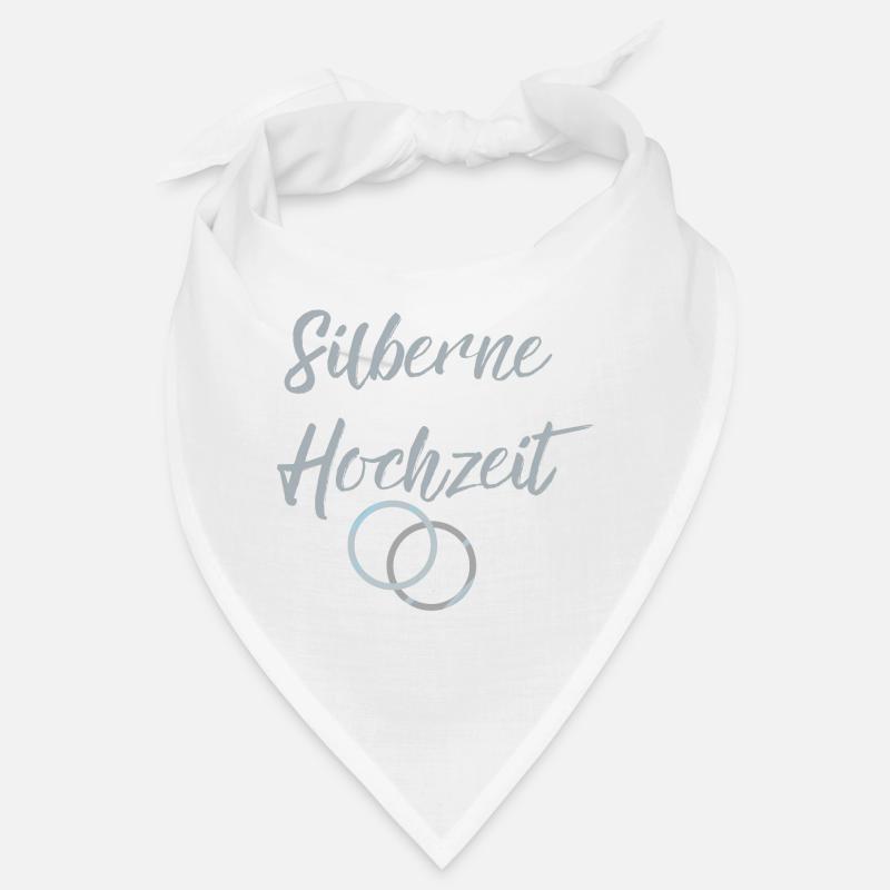Silberne Hochzeit Eheringe silber 25 Hochzeitstag Bandana