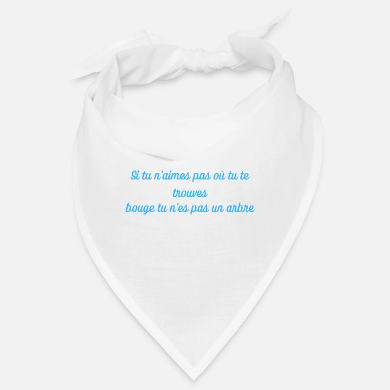 Citation - Bandana - blanc