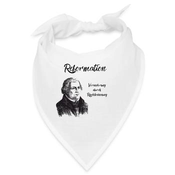 Reformationstag Reformation Luther Veränderung - Bandana - Weiß - Vorne