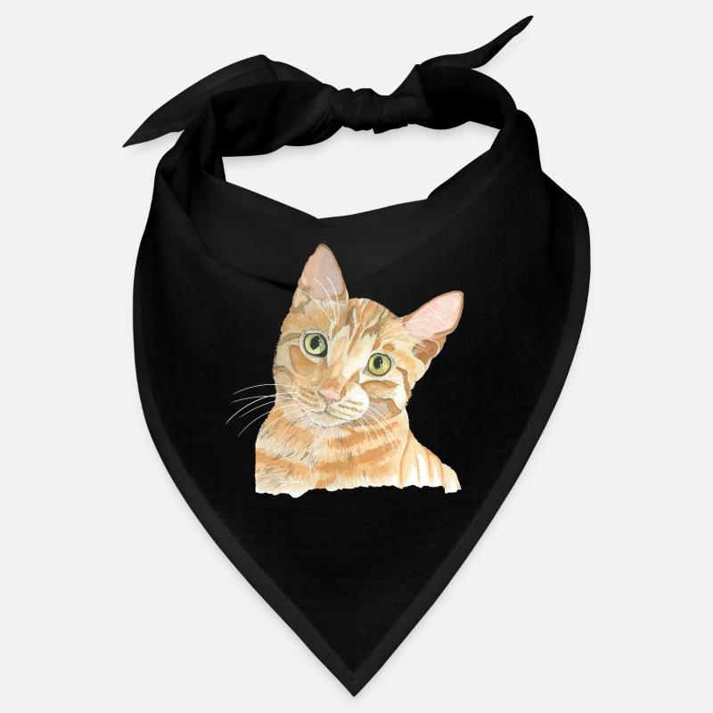 red cat Bandana