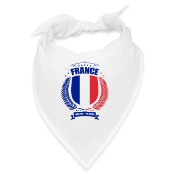 FRANKREICH MEIN LAND - Bandana - Weiß - Vorne