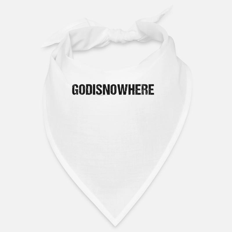 GODISNOWHERE - read it again! Bandana