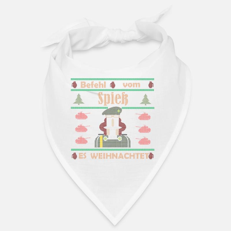 Befehl vom Spieß Ugly Christmas Sweater Bandana