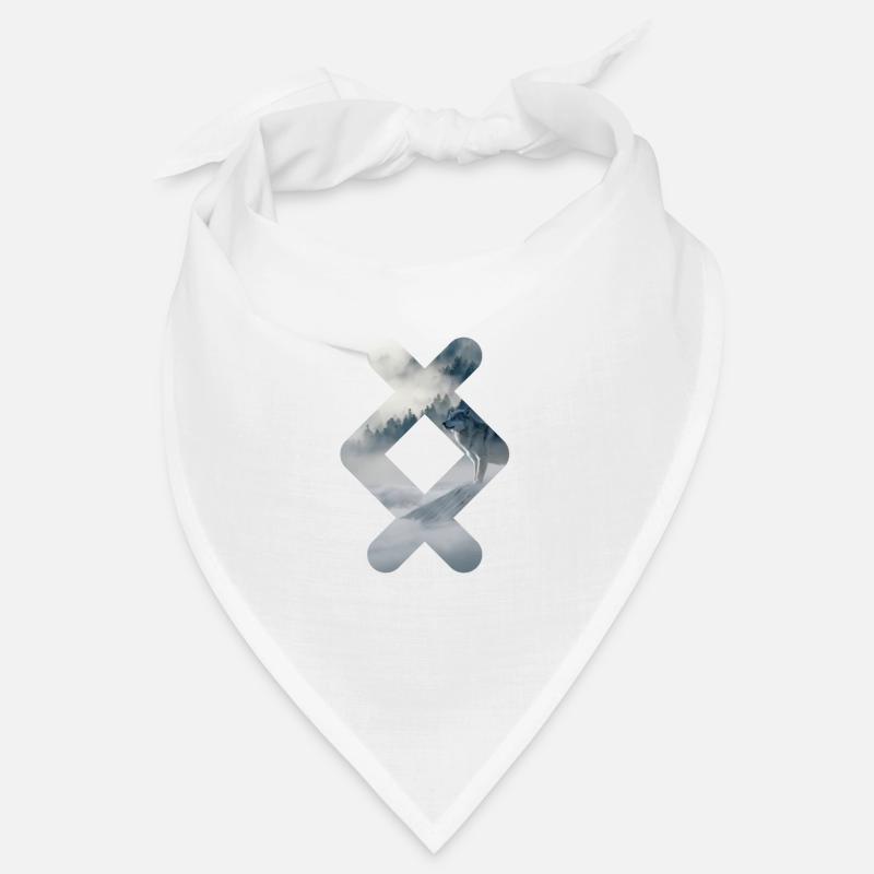 Ingwaz Rune Walhalla Wikinger Wolf Bandana