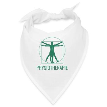 Physiotherapie Logo - Bandana - Weiß - Vorne
