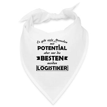 Logistiker - Bandana - Weiß - Vorne
