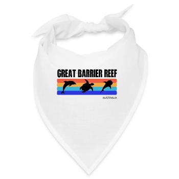 Great Barrier ReefAustralia Shirt - Bandana - Weiß - Vorne