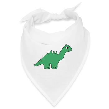 Dino - Bandana - Weiß - Vorne
