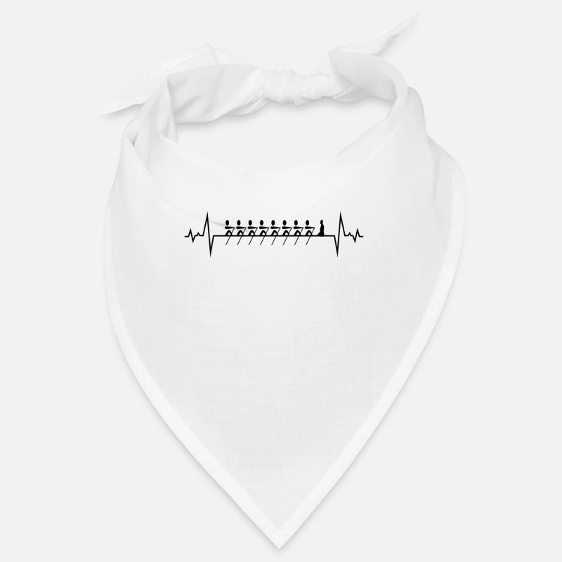 Crew Rowing Row Team Coaxed Eight Heartbeat Gift Bandana