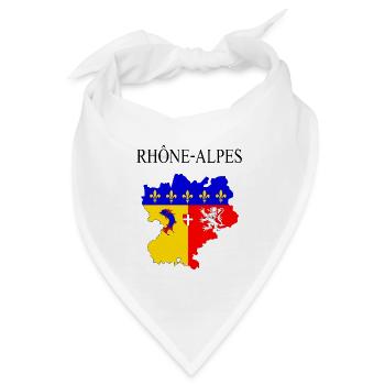 Rhône-Alpes - Bandana - Weiß - Vorne
