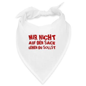 nerv mich nicht - Bandana - Weiß - Vorne