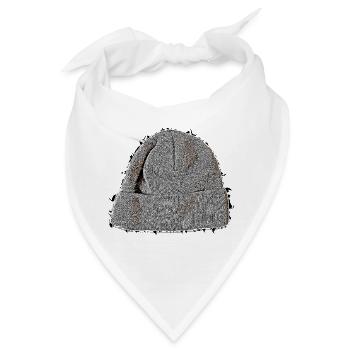 Mütze - Bandana - Weiß - Vorne