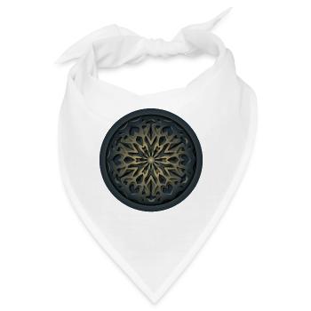 Laserschneiden Ornament - Bandana - Weiß - Vorne