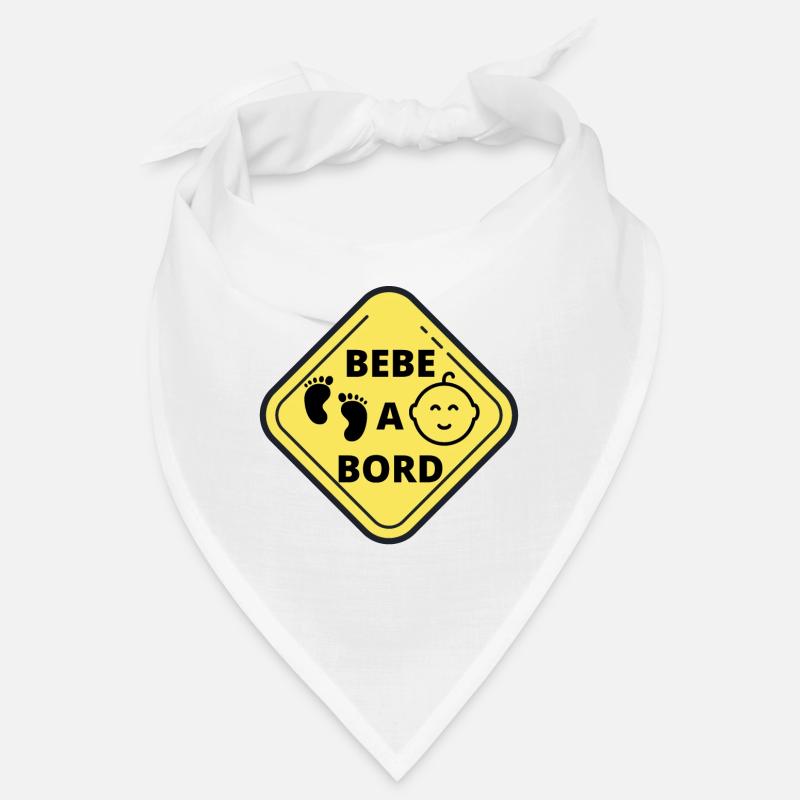 Bébé à bord - Bandana - blanc