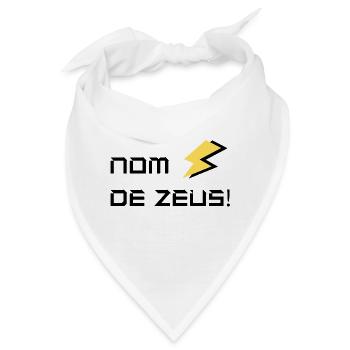 NAME VON ZEUS! - Bandana - Weiß - Vorne