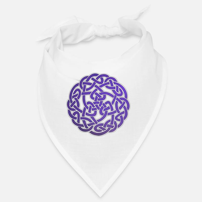Celtic knot purple Bandana