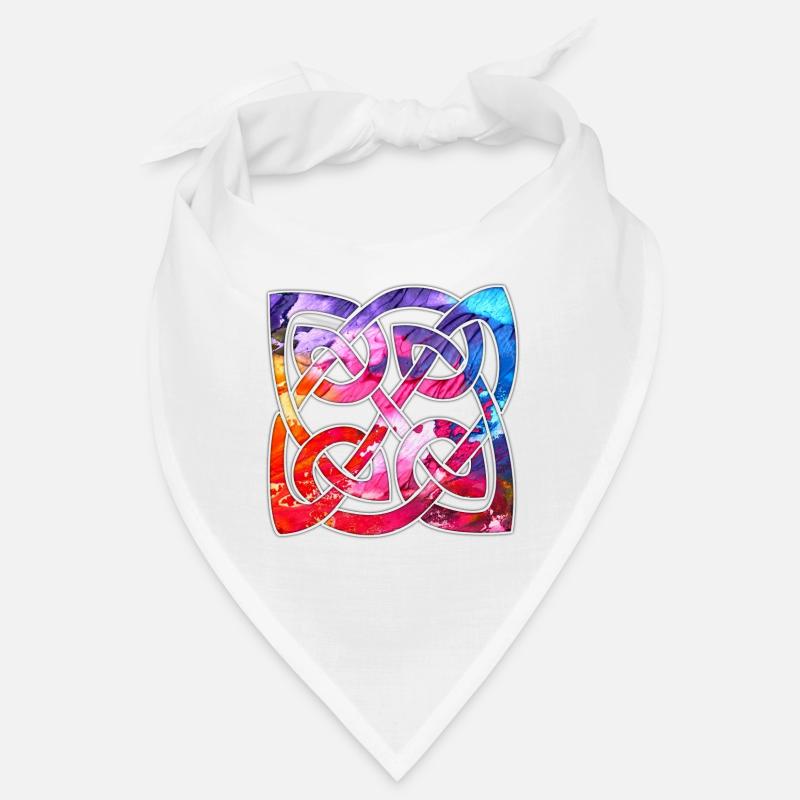 Colorful celtic knot design Bandana