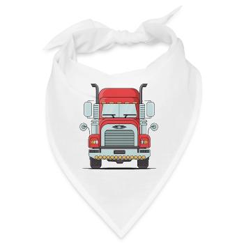 American Truck Laster - Bandana - Weiß - Vorne