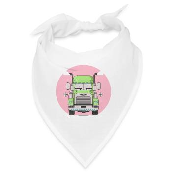 Truck Trucks Laster - Bandana - Weiß - Vorne