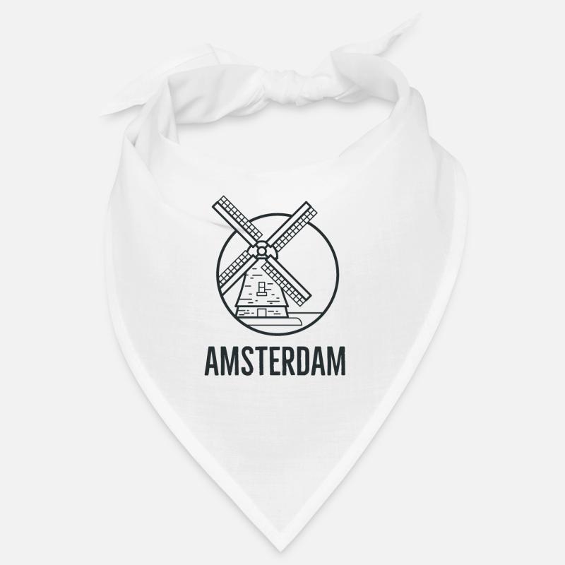 Amsterdam - Bandana - Weiß